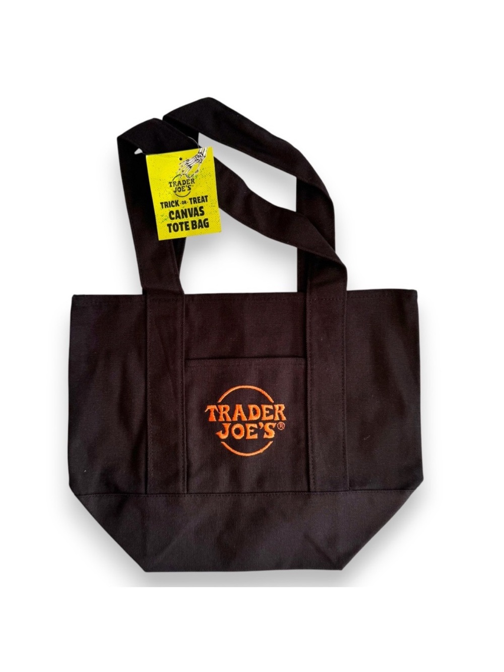 NWT Trader Joe's Mini Canvas Tote Bag